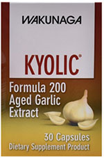 Nutrakal KYOLIC 200 (ไคโอลิค 200) กระเทียมบ่มสกัด Aged Garlic  600mg. 30cap